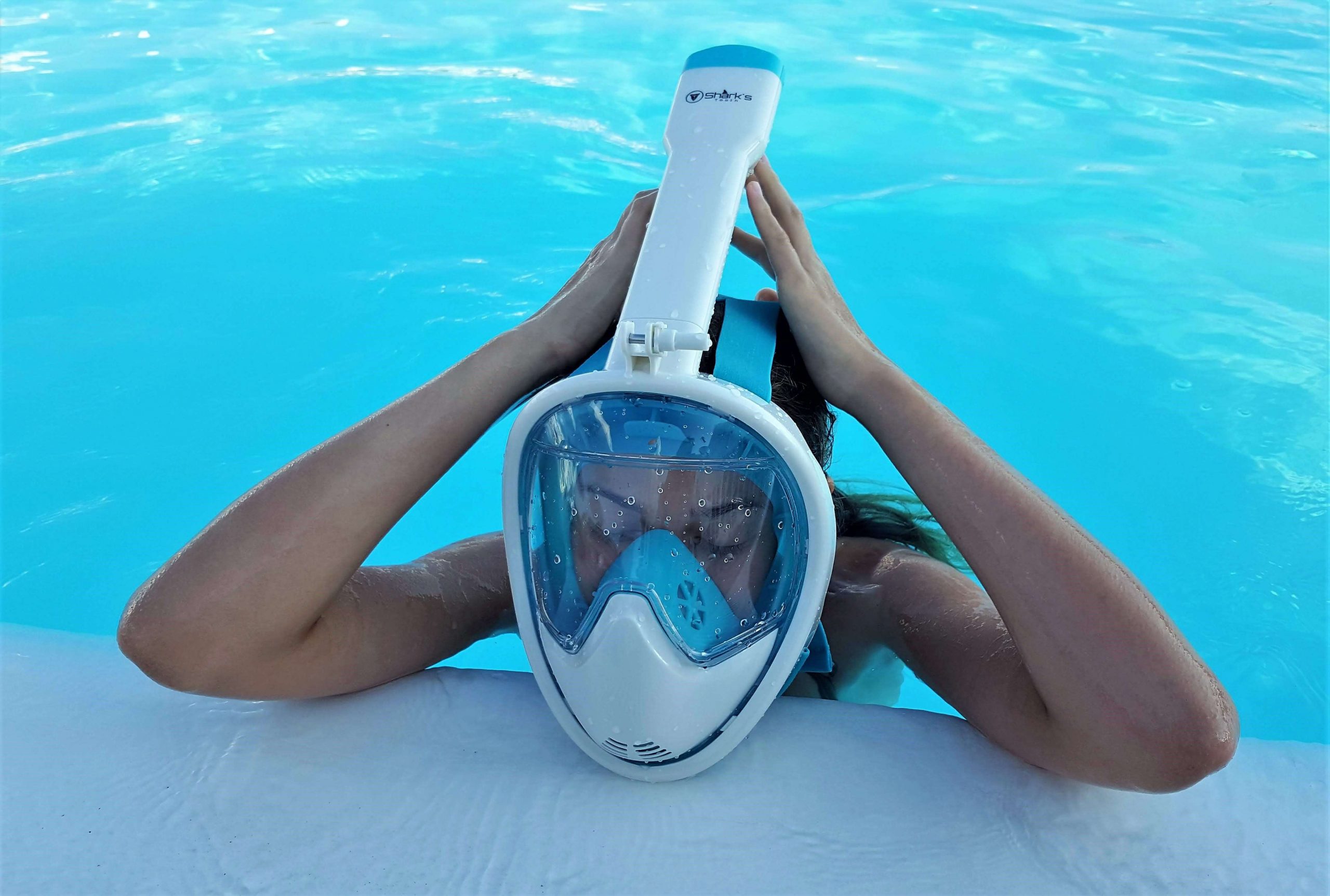 easy breathing full face snorkeling mask